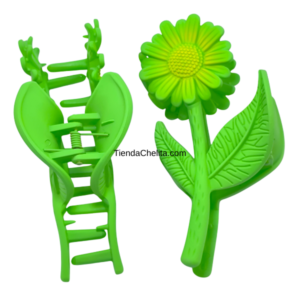 Piraña Flor Mediana con hoja