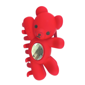 Piraña infantil de osito con brillo central