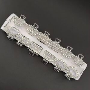 Pirañas con Cristales y Perlas para Cabello | Set de Pinzas Elegantes