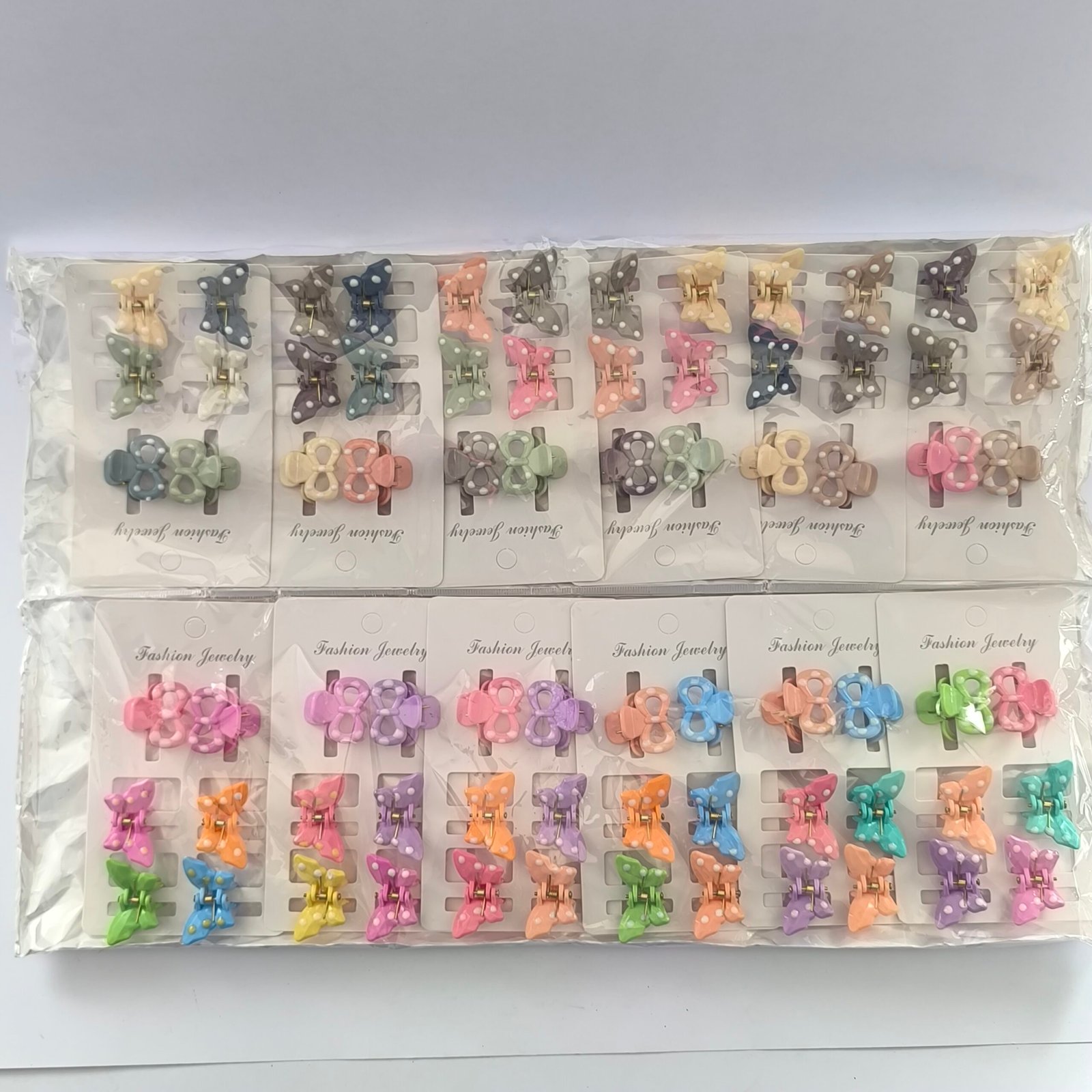 Set de Pirañas Mariposa y Moño para Niñas | Pinzas de Cabello Infantiles Colores Pastel - Image 18