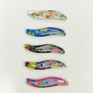 Trabas Metálicas de Colores para Cabello Set de 10 Unidades