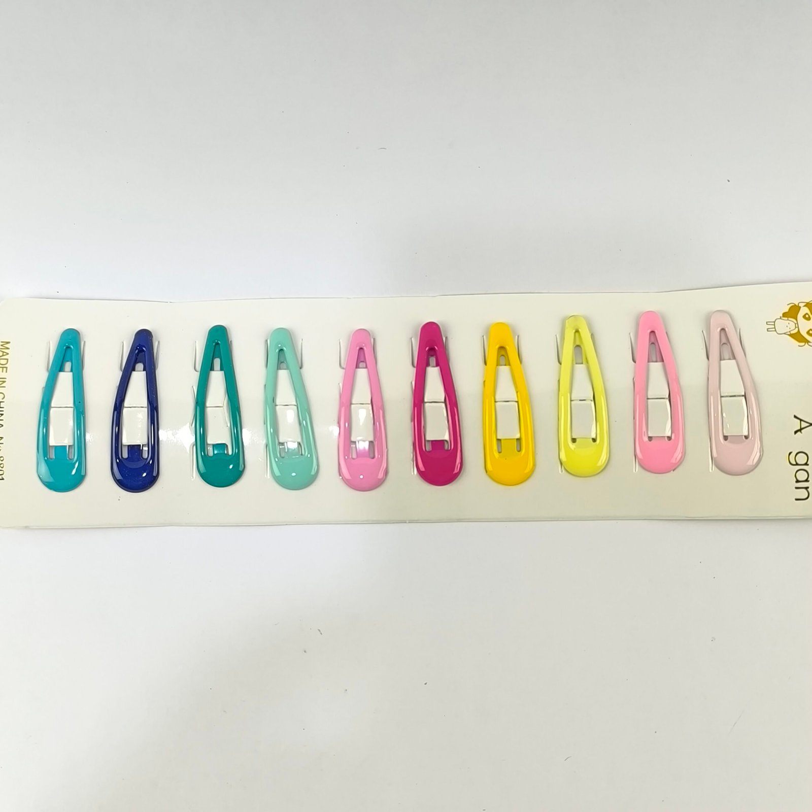 Trabas Metálicas para Cabello Colores Surtidos Pack 10 Unidades - Image 3