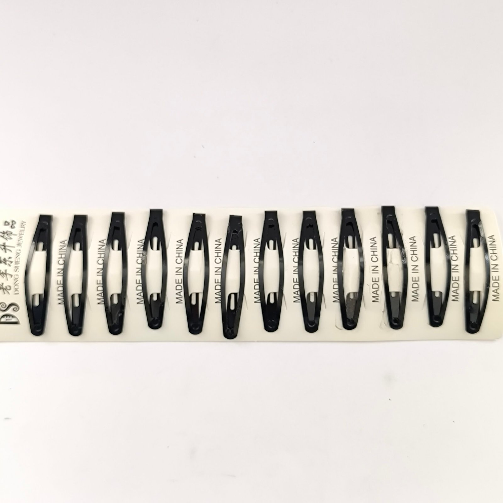 Trabas Metálicas Negras para Cabello – Set de 12 Unidades Pinzas Resistentes Mujer - Image 3