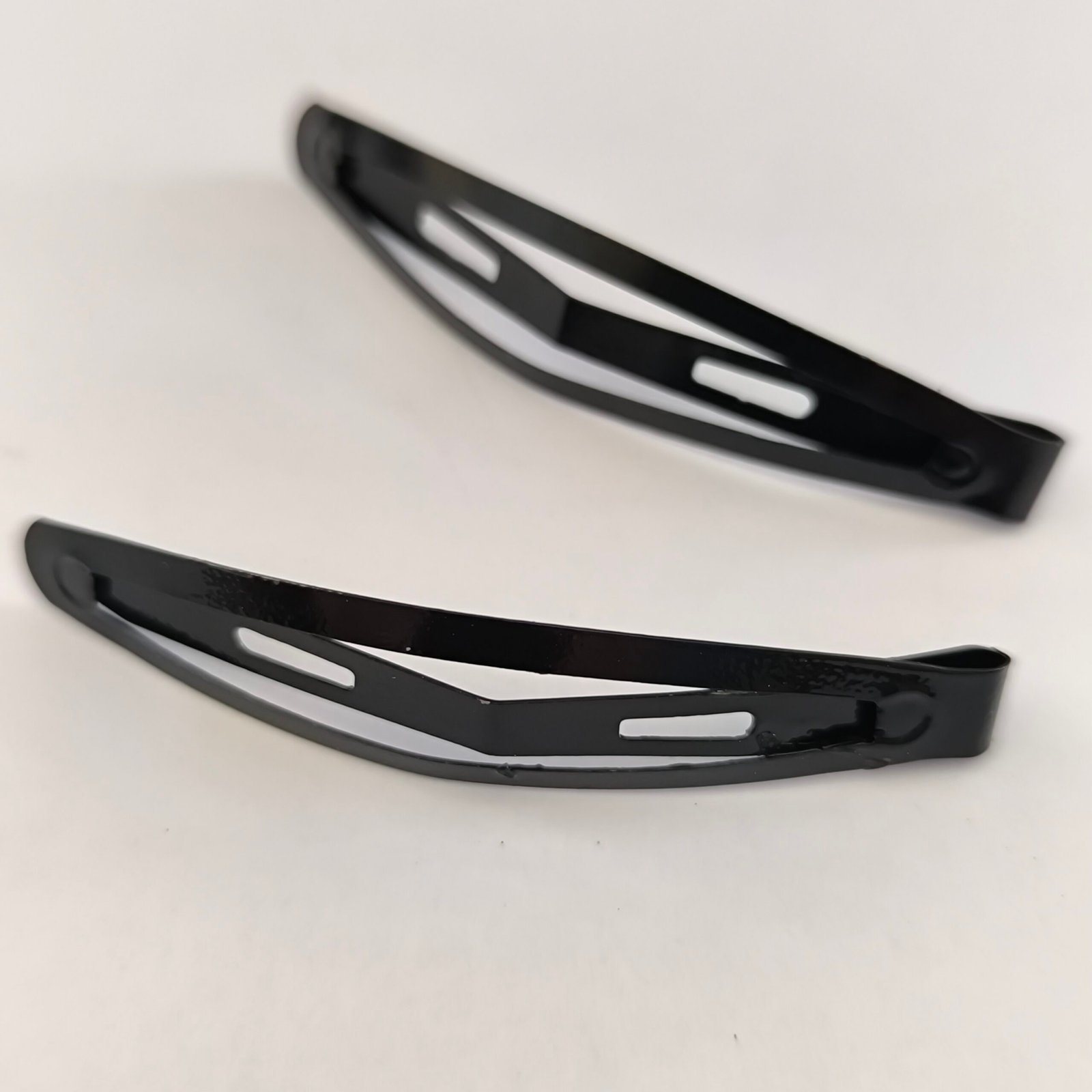 Trabas Metálicas Negras para Cabello – Set de 12 Unidades Pinzas Resistentes Mujer - Image 2