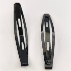 Trabas Metálicas Negras para Cabello – Set de 12 Unidades Pinzas Resistentes Mujer