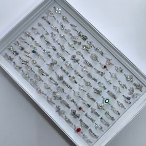 Anillos de Acero Inoxidable Ajustables para Mujer | Set 100 Diseños Elegantes y Modernos