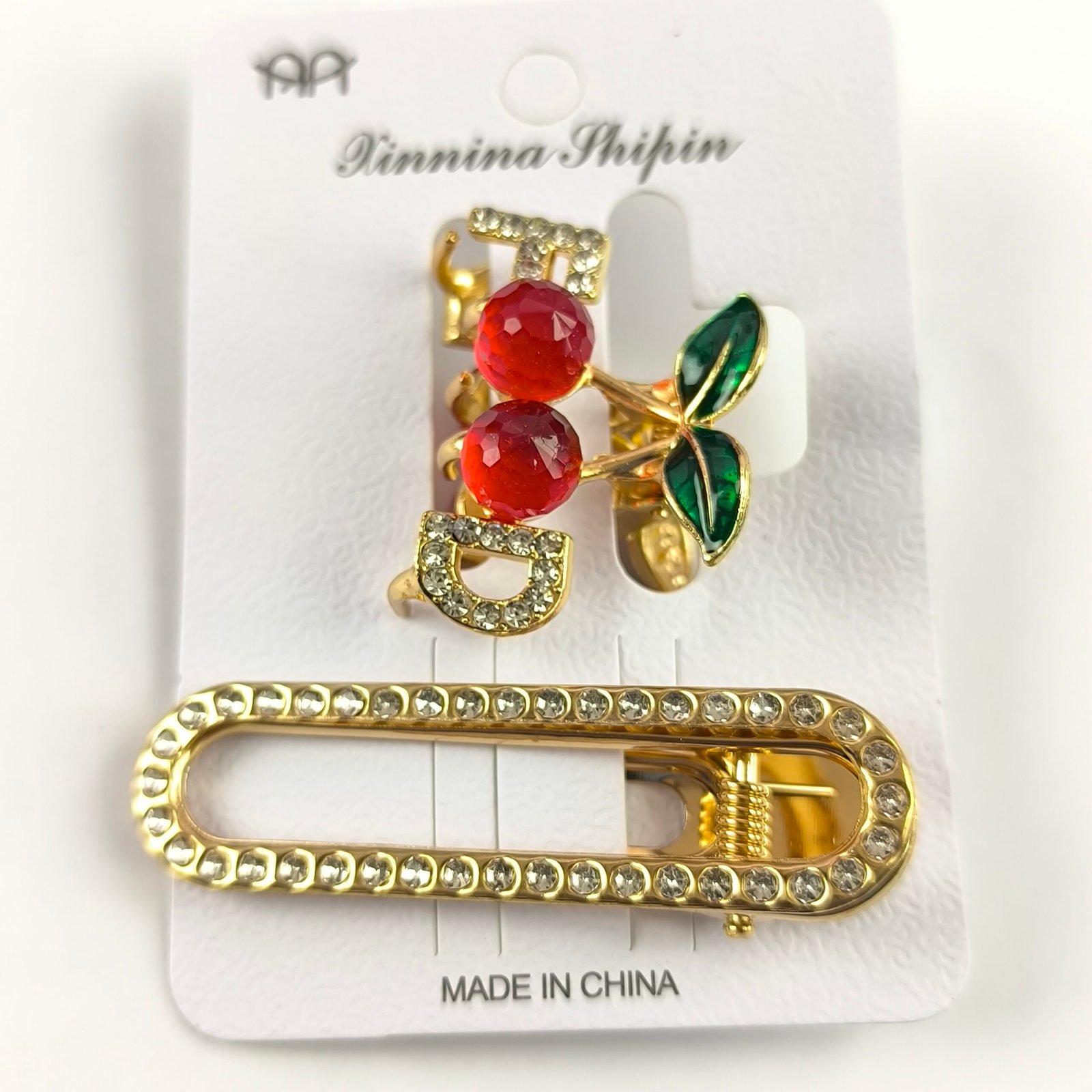 Set Traba metálica con Piraña Cereza 12 Unidades | Diseño Brillante Elegante - Image 2