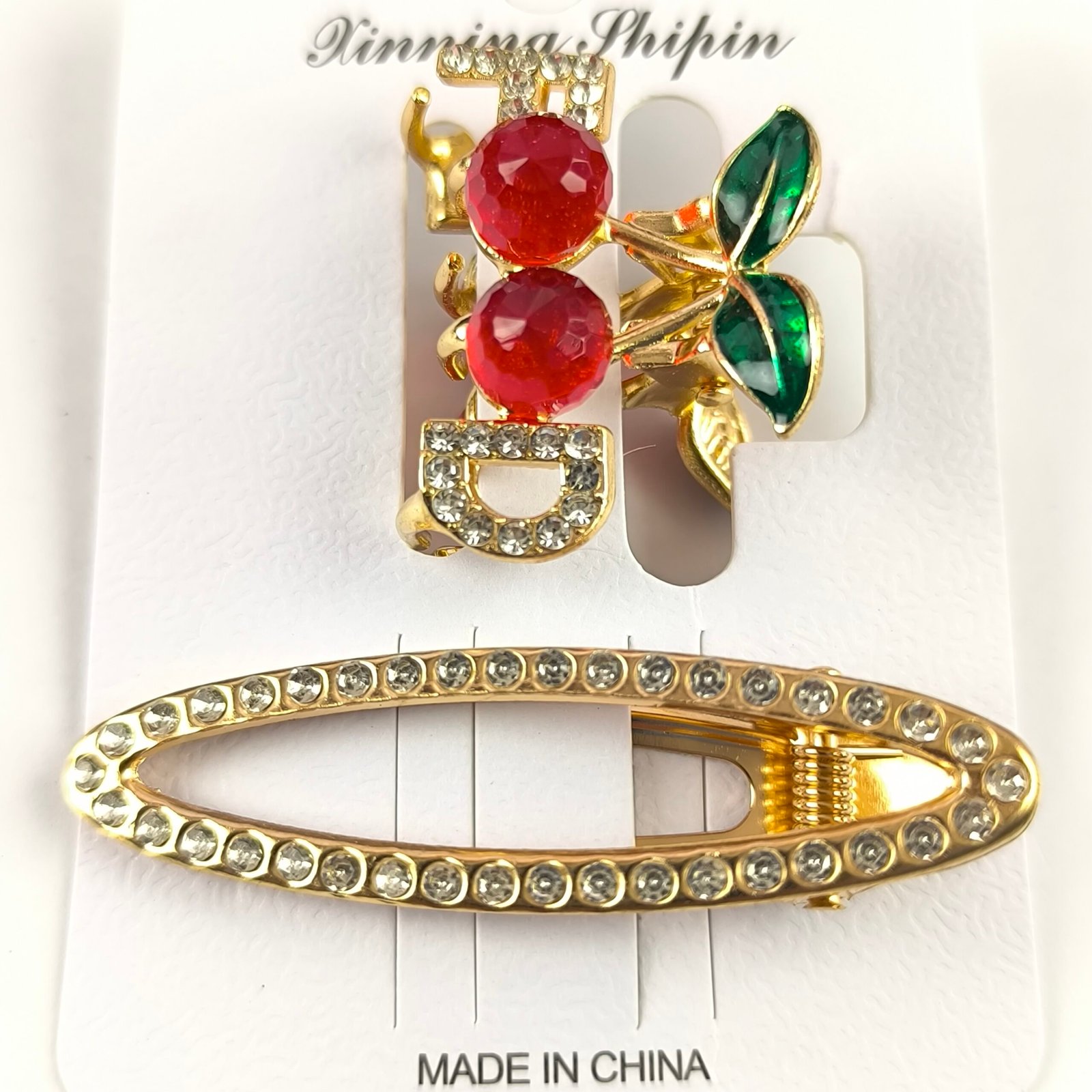 Set Traba metálica con Piraña Cereza 12 Unidades | Diseño Brillante Elegante - Image 3