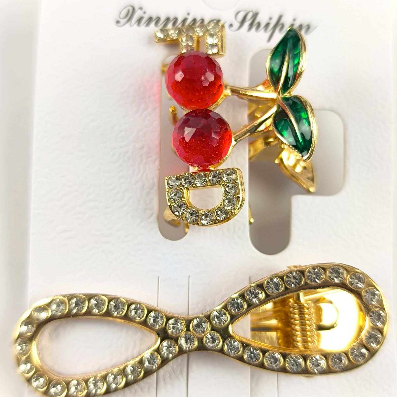 Set Traba metálica con Piraña Cereza 12 Unidades | Diseño Brillante Elegante - Image 4