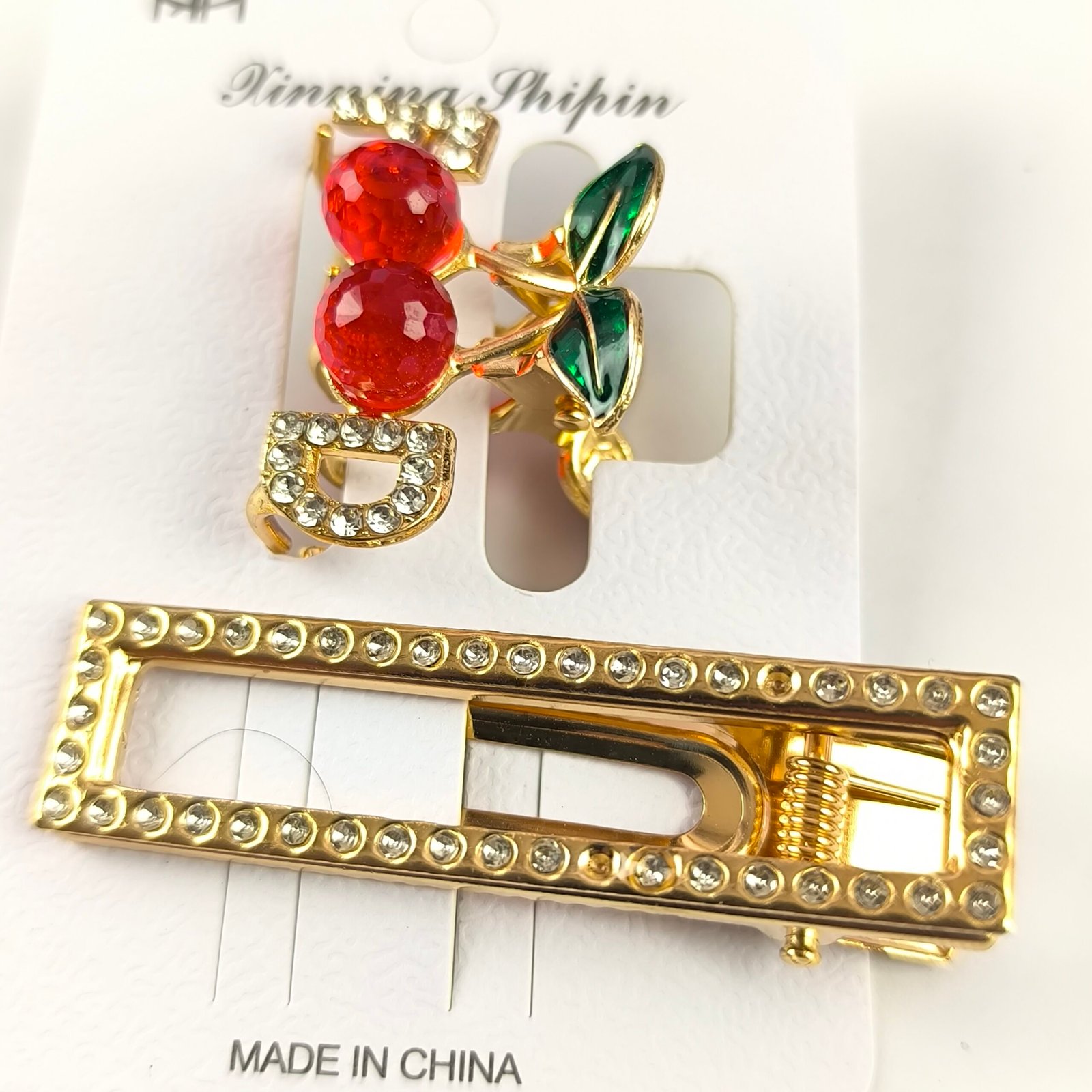 Set Traba metálica con Piraña Cereza 12 Unidades | Diseño Brillante Elegante - Image 5