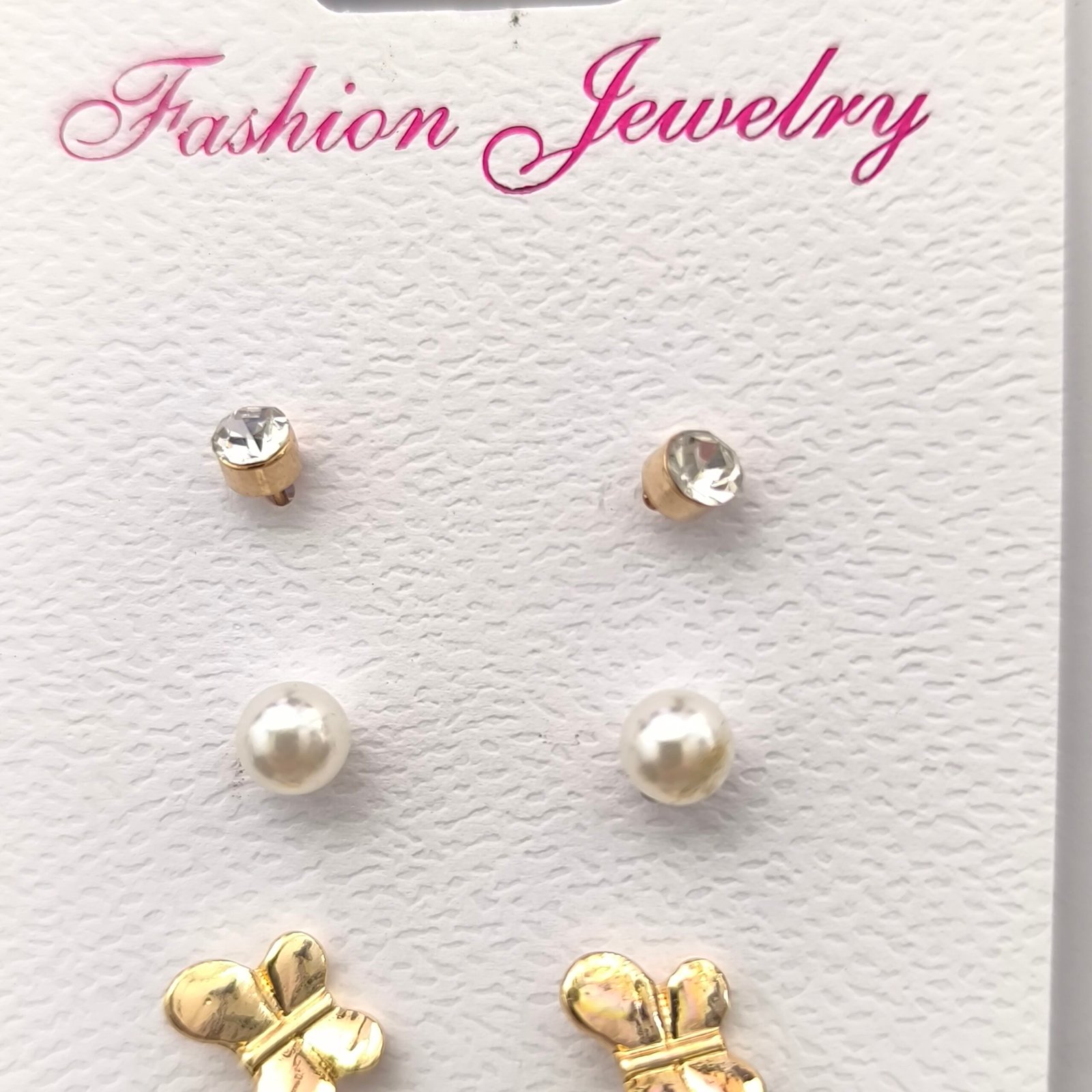 Set de Aretes Pequeños para Mujer 6 Pares | Diseño Floral y Corazones - Image 3